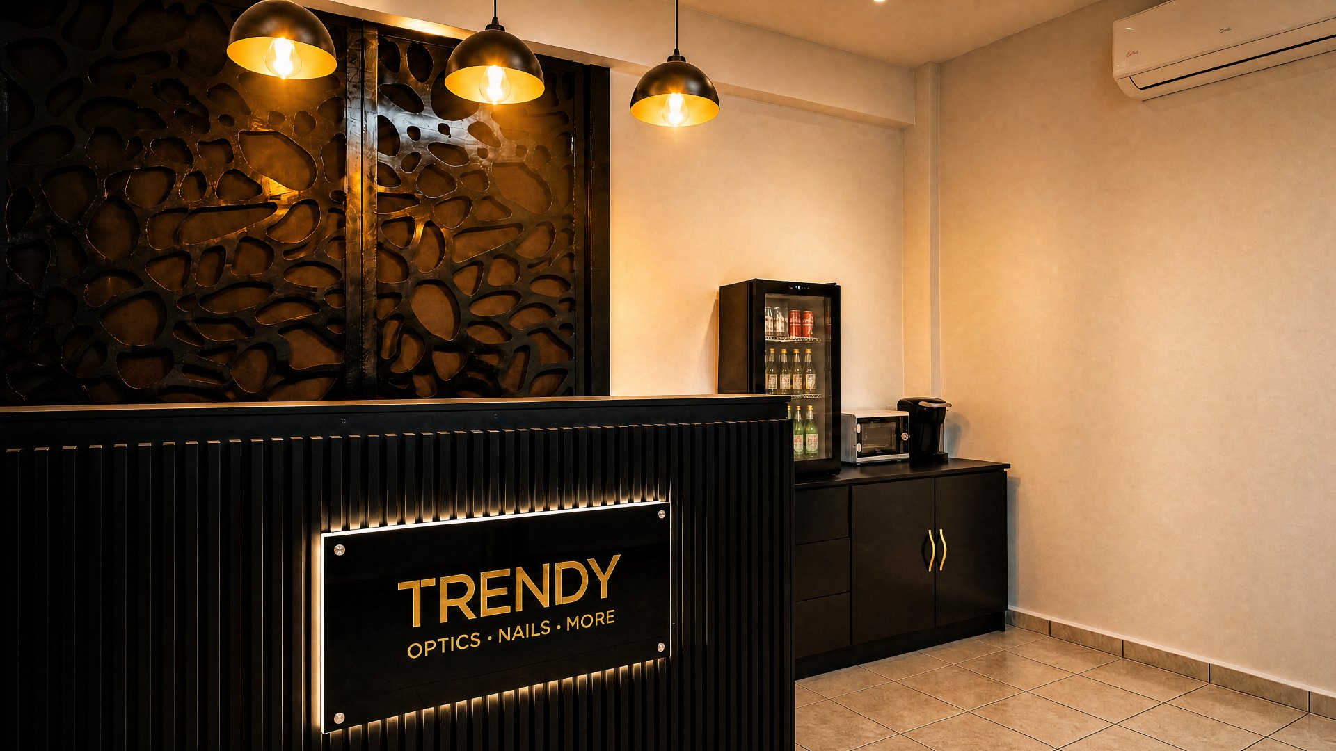 Recepción de Trendy Nails Store MX en Hermosillo